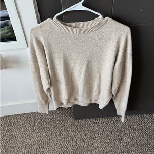 cream soft sweater